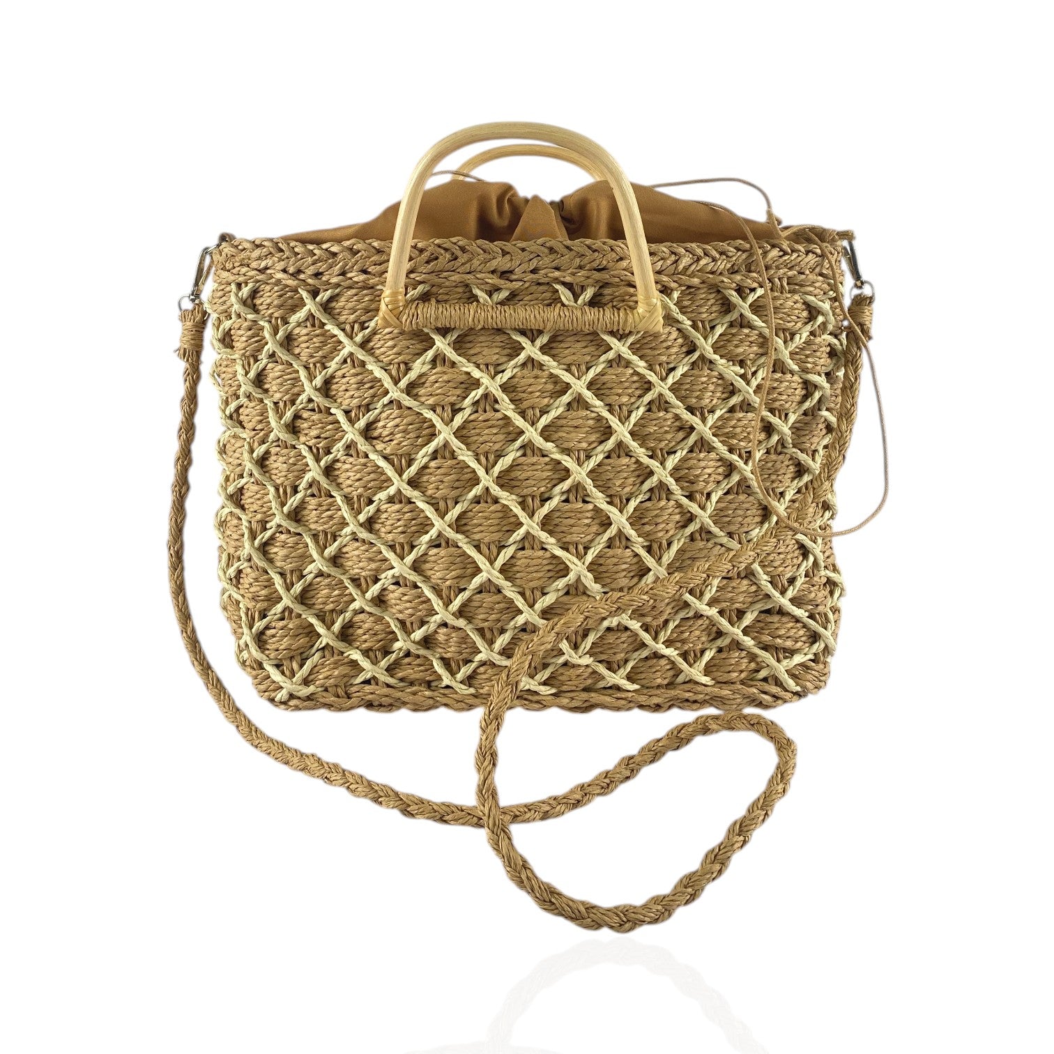 Cartera de fibra natural