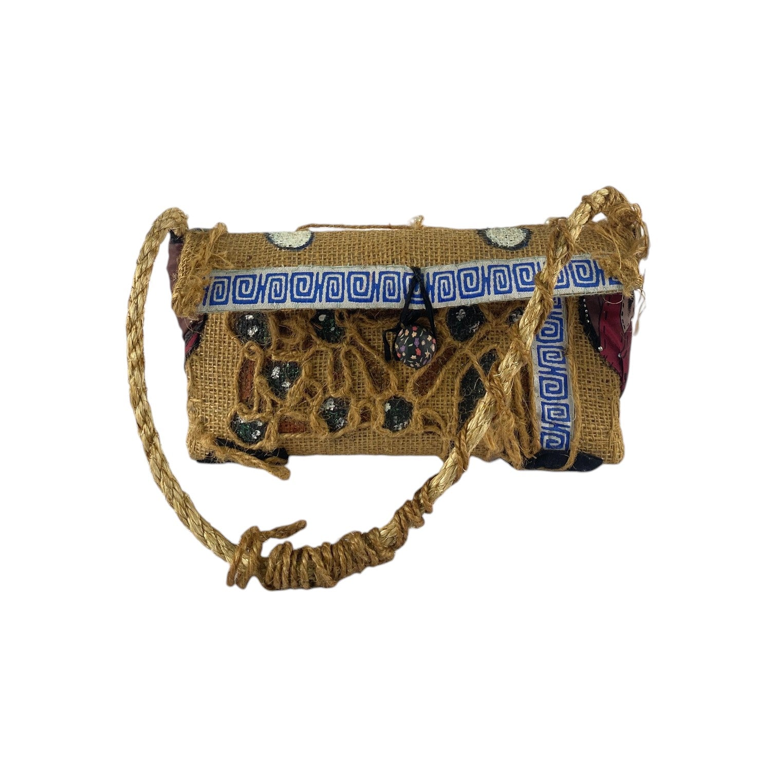 Cartera de fibra de Henequén natural