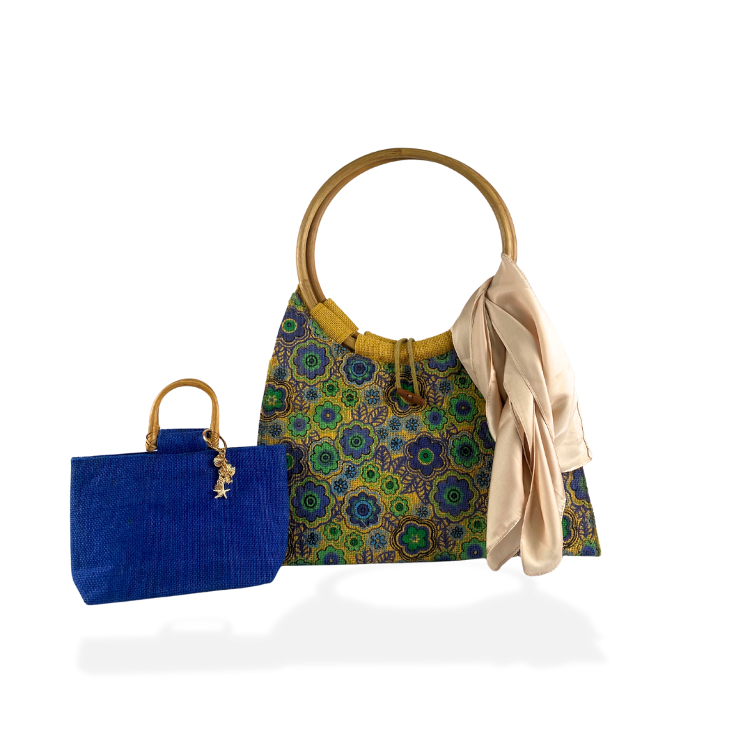 Conjunto de carteras de diseño semicircular
